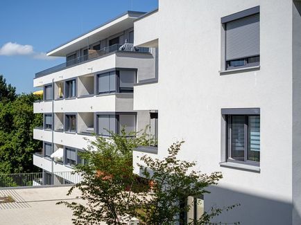 Energieeffizienter Wohnbau mit Fassadendämmung , Überlingen